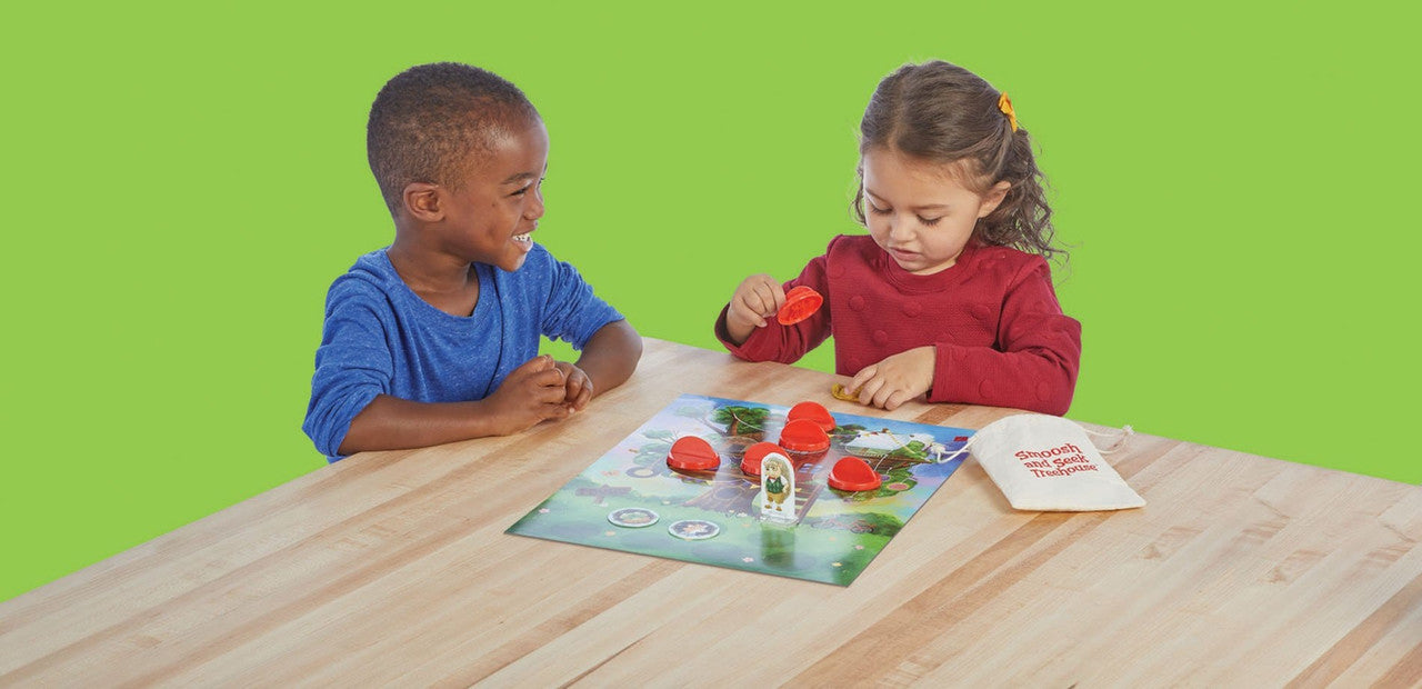 Peaceable Kingdom - Smoosh and Seek Treehouse Cooperative Board Game