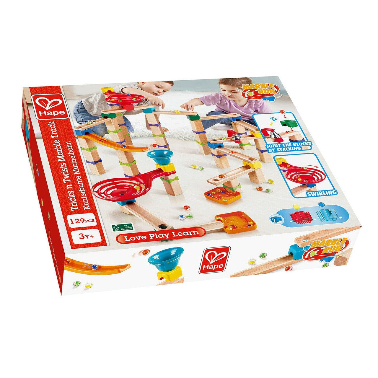 Hape - Tricks N Twists Marble Track