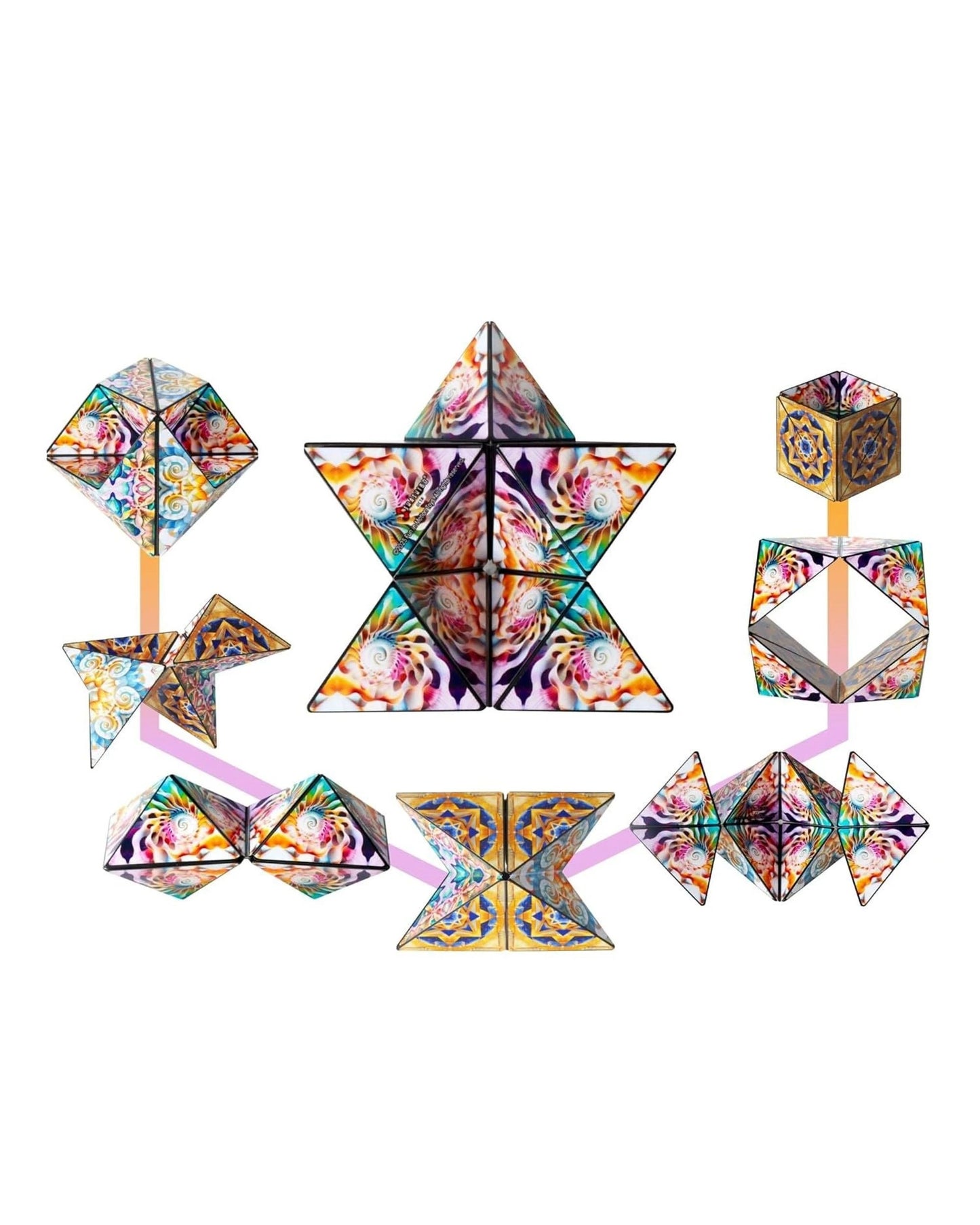 Shashibo Puzzle Cube - OCTA Atlantis | Magnetic Transforming Puzzle