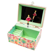Svoora - Musical Jewellery Box - ‘Seasons’ with Ring Holder & Wide Mirror ‘Summer’