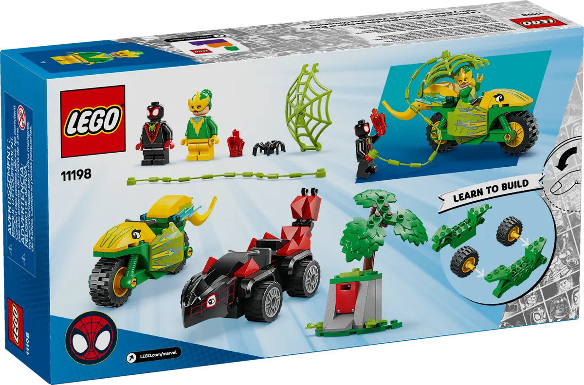 LEGO® Marvel - Spin and Electro Dinosaur Vehicle Chase  11198