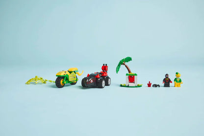 LEGO® Marvel - Spin and Electro Dinosaur Vehicle Chase  11198