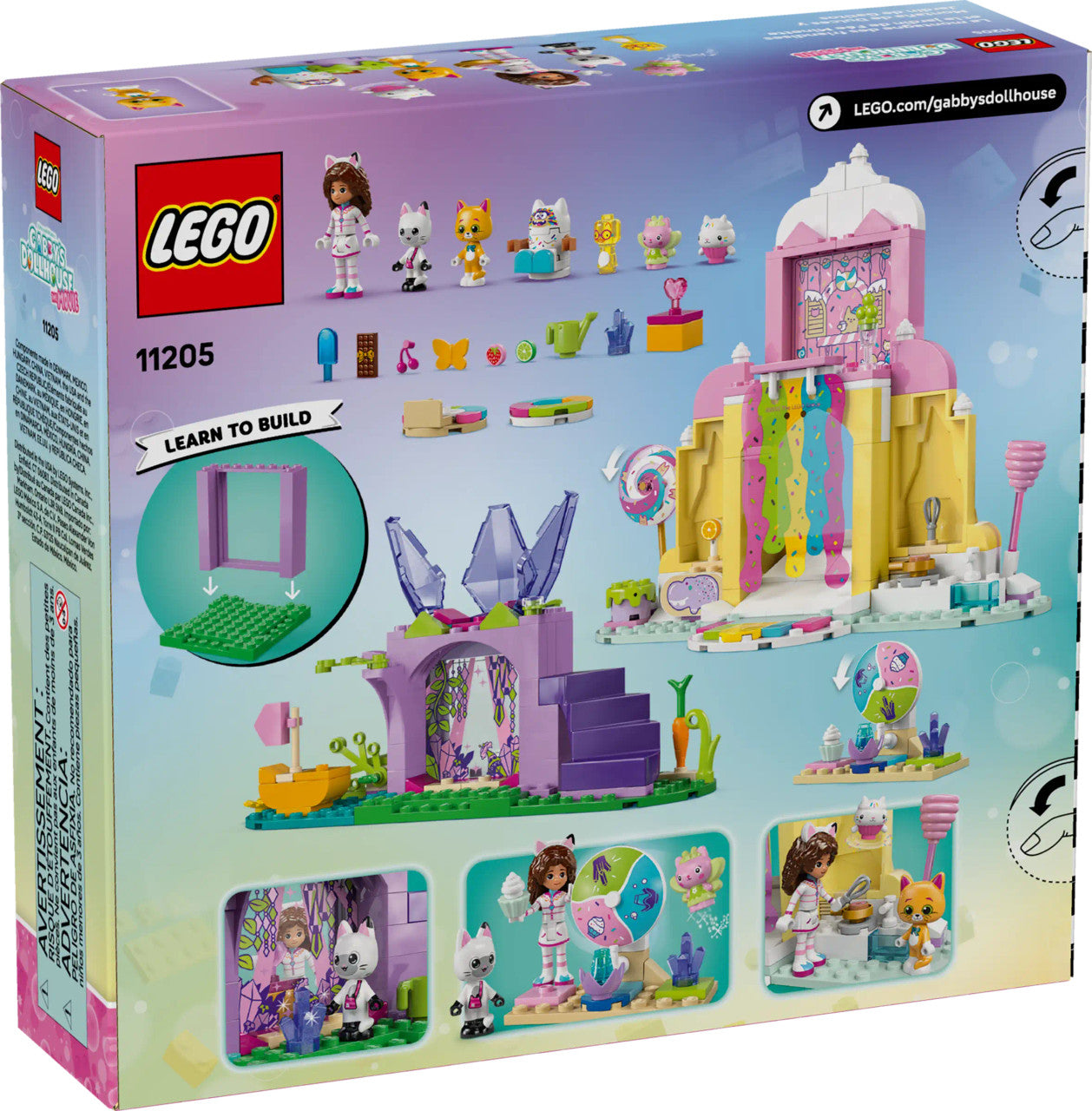 LEGO® Gabby's Dollhouse - Sweet Treat Mountain & Kitty Garden 11205