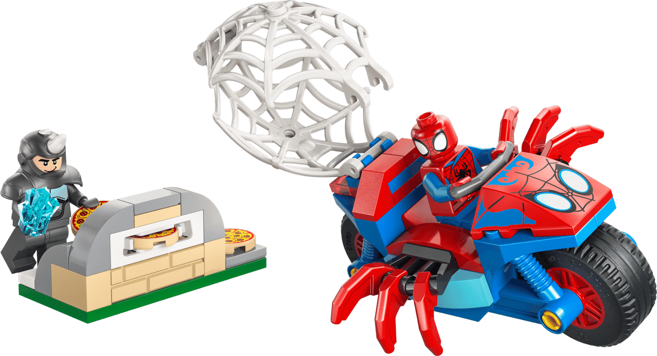 LEGO® Marvel - Spidey on his Motorcycle vs. Rhino 11206