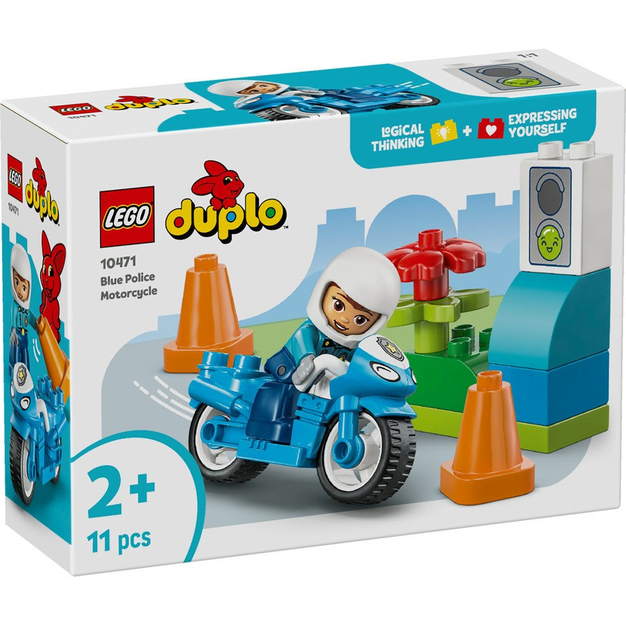LEGO® DUPLO® - Blue Police Motorcycle 10471
