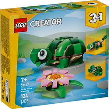 LEGO® Creator 3 in 1 - Turtle with a Water Lily Flower 31377
