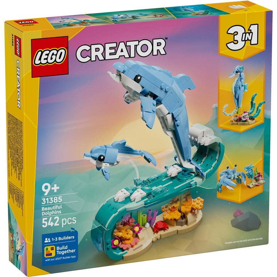 LEGO® Creator 3 in 1 - Sea Animals: Beautiful Dolphins 31385