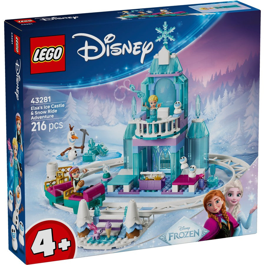 LEGO® Disney - Elsa's Ice Castle & Snow Ride Adventure 43281