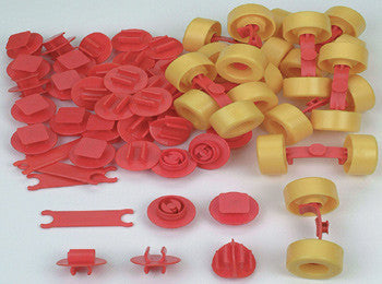 Mobilo Wheel & Connector Pack- 78  Pieces