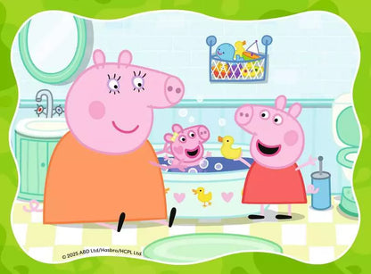 Ravensburger - 4 in a Box - Peppa Pig Family & Friends Puzzle - 12, 16, 20, 24pc Puzzles