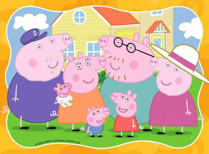 Ravensburger - 4 in a Box - Peppa Pig Family & Friends Puzzle - 12, 16, 20, 24pc Puzzles