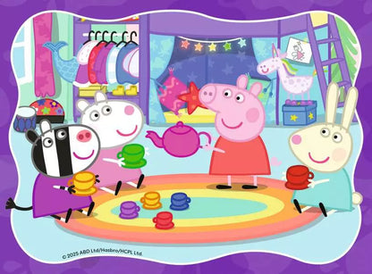 Ravensburger - 4 in a Box - Peppa Pig Family & Friends Puzzle - 12, 16, 20, 24pc Puzzles