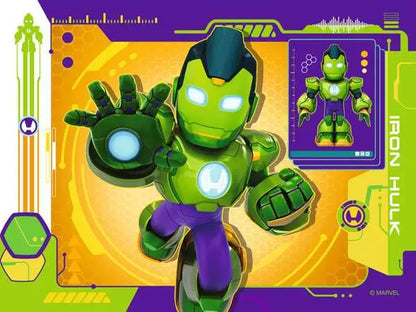 Ravensburger - 4 in a Box - Marvel Iron Man & His Awesome Friends 4 in a Box 12, 16, 20, 24pc Puzzles