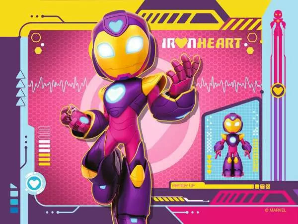 Ravensburger - 4 in a Box - Marvel Iron Man & His Awesome Friends 4 in a Box 12, 16, 20, 24pc Puzzles