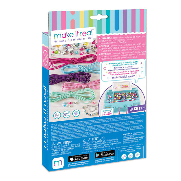 Make It Real - Rainbow Bling Bracelets