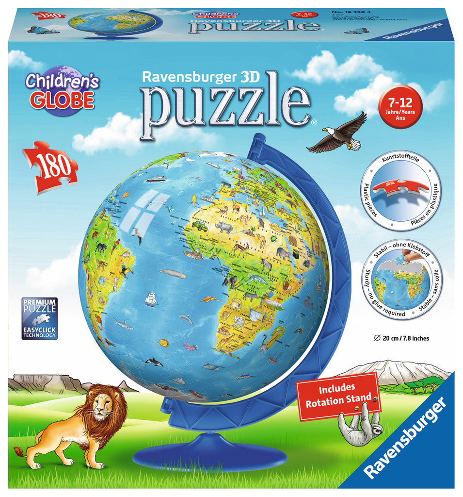 Ravensburger 180pc - Children's Globe 3D Puzzleball