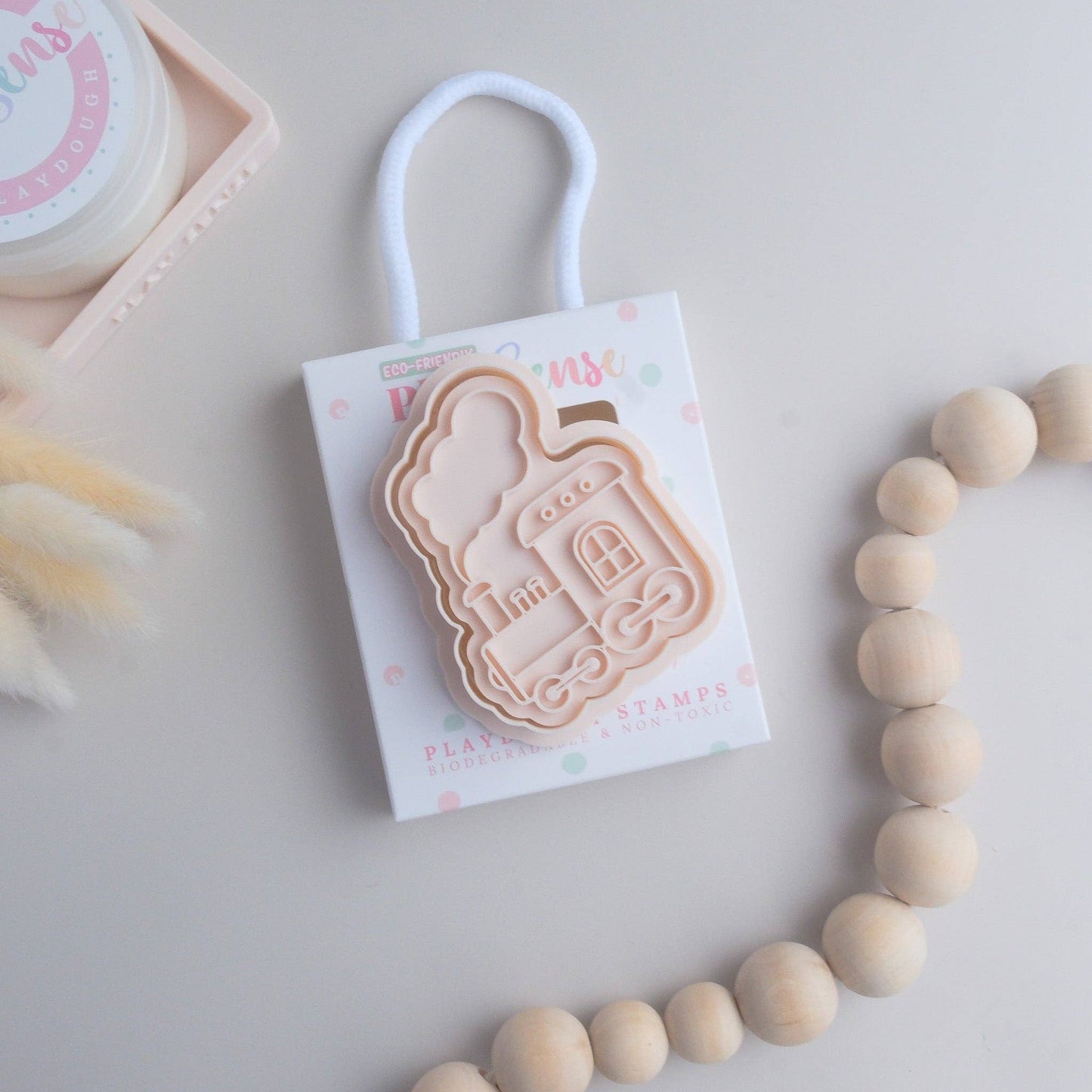 Play Sense - Eco Playdough Stamp | Steam Engine