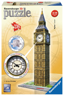 Ravensburger 3D -  Big Ben With Clock 3D Puzzle 216pc