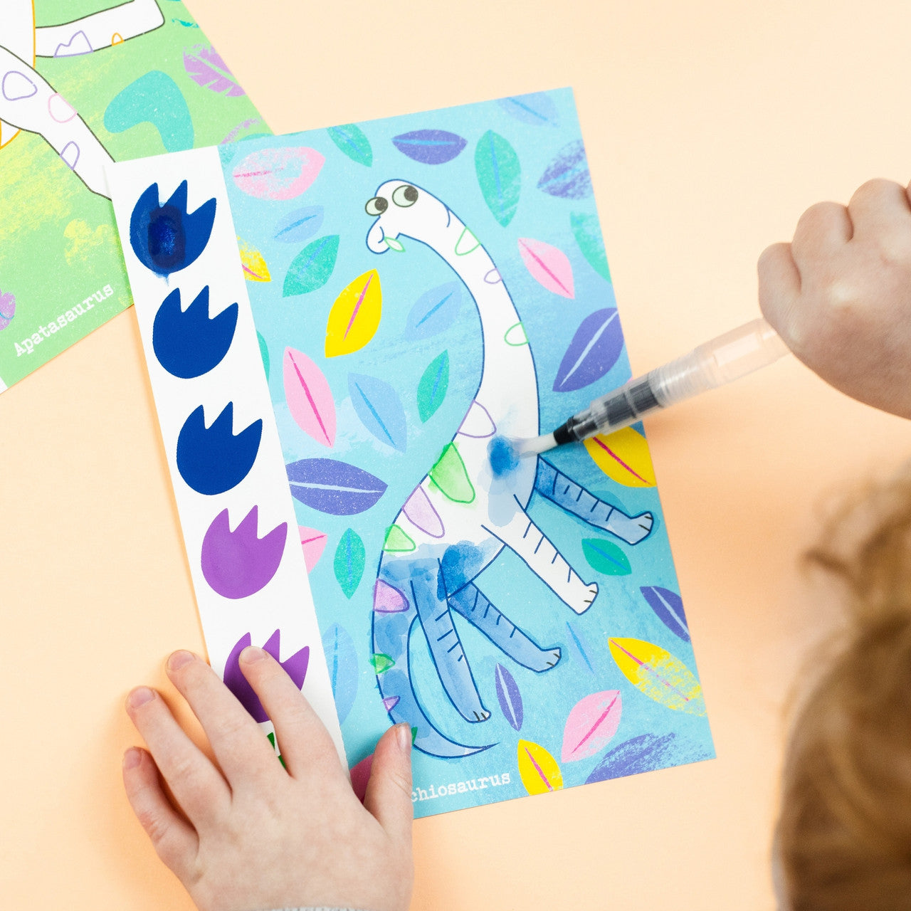 Tiger Tribe - Paint-a-Picture Set: Dinosaurs