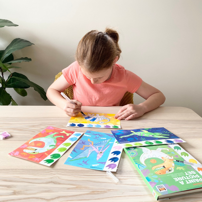 Tiger Tribe - Paint-a-Picture Set: Dinosaurs