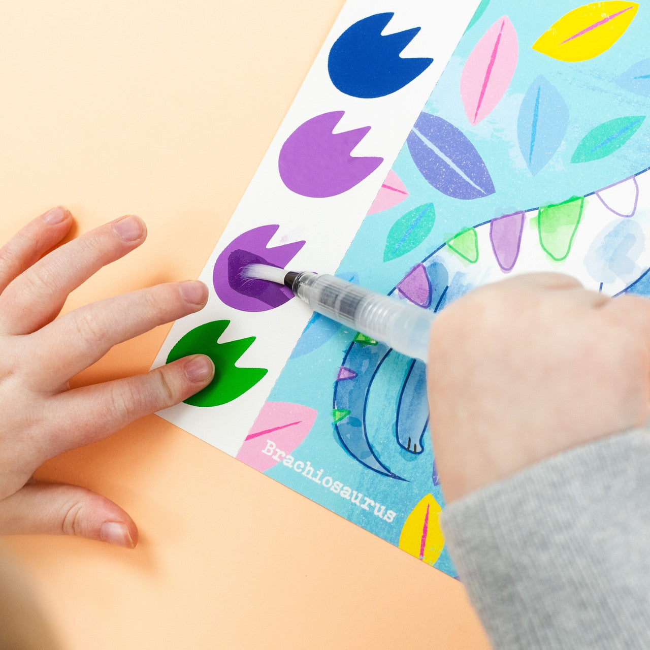 Tiger Tribe - Paint-a-Picture Set: Dinosaurs