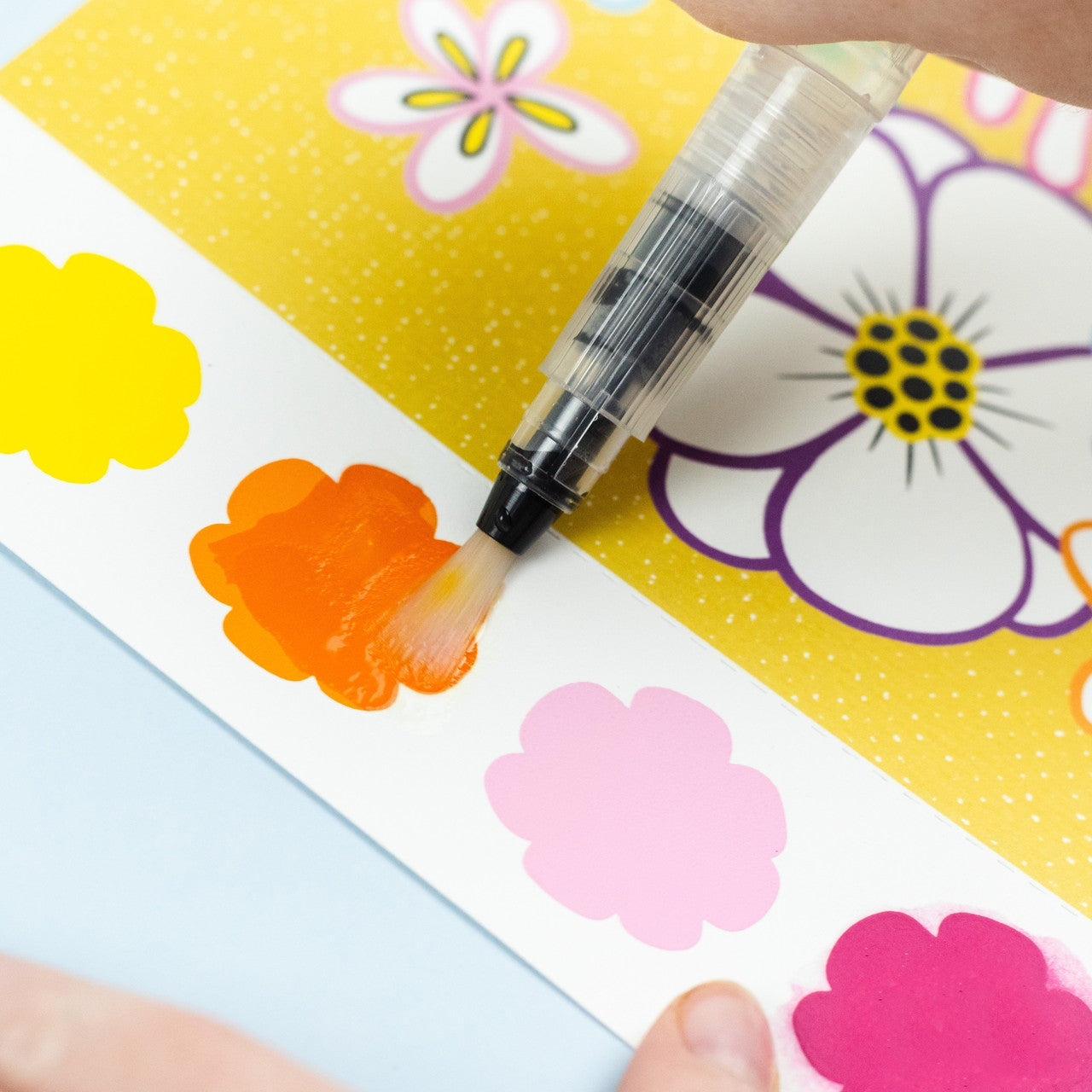 Tiger Tribe Paint-a-Picture Set: Butterflies & Flowers
