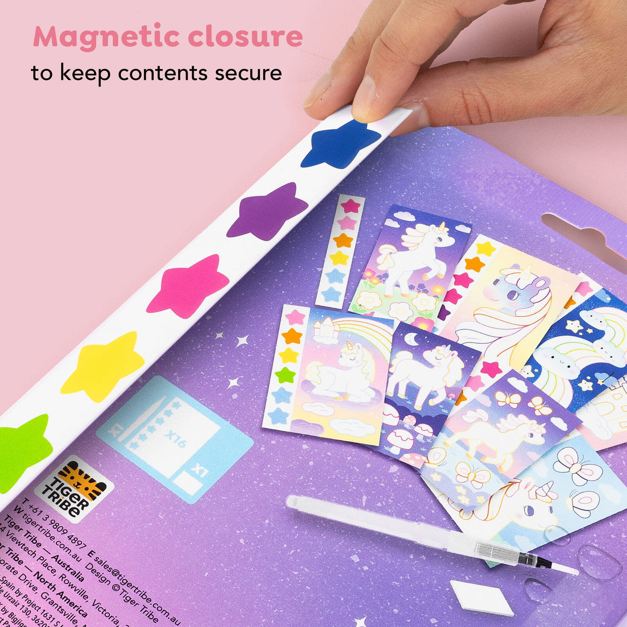 Tiger Tribe Paint-a-Picture Set: Unicorn Skies