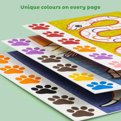 Tiger Tribe - Paint-a-Picture Set: Wild Animals
