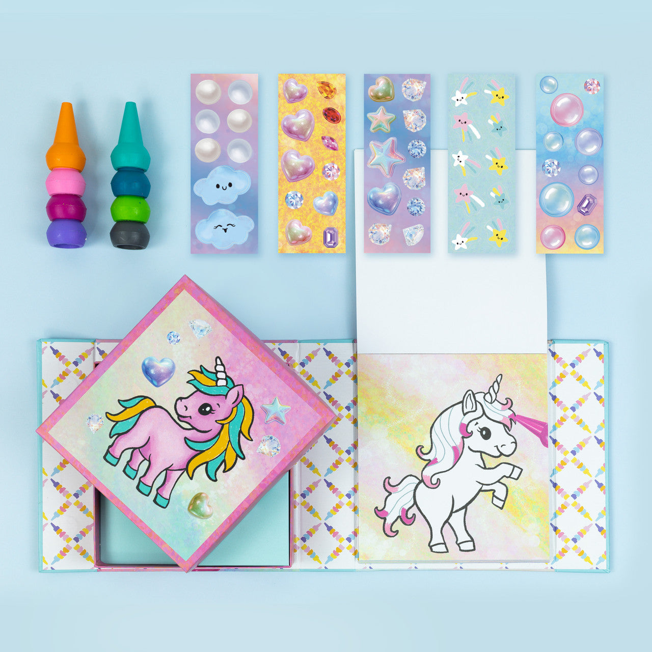Tiger Tribe Oodle Doodles Crayon Set - Magical Friends