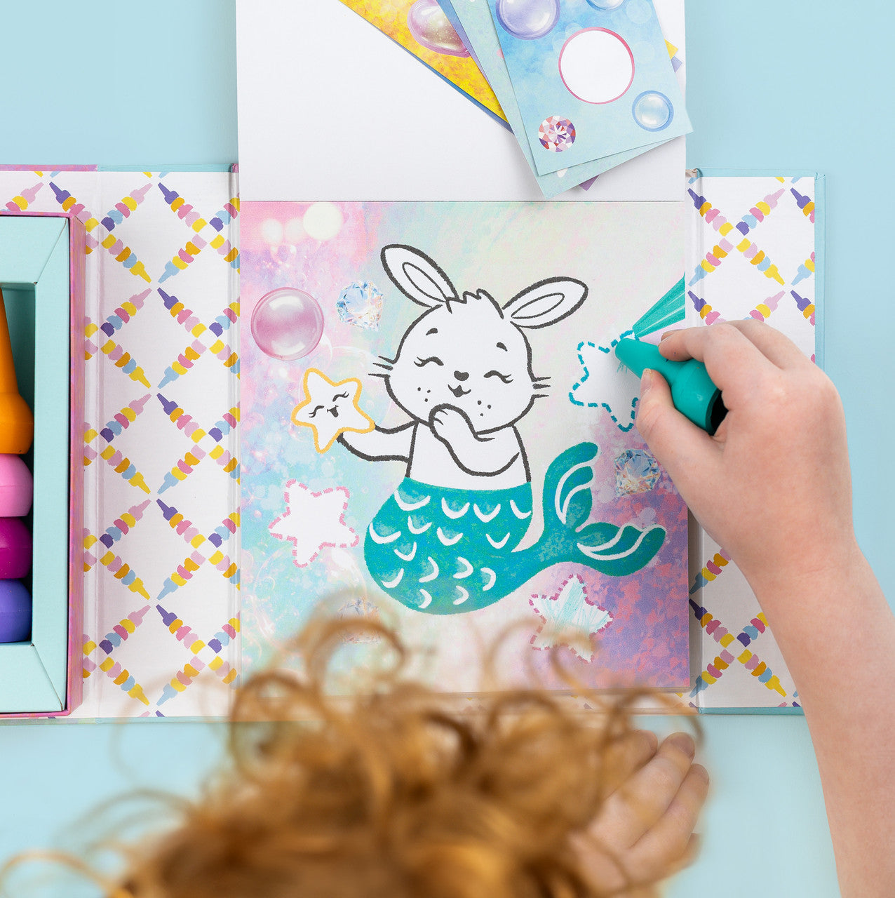 Tiger Tribe Oodle Doodles Crayon Set - Magical Friends