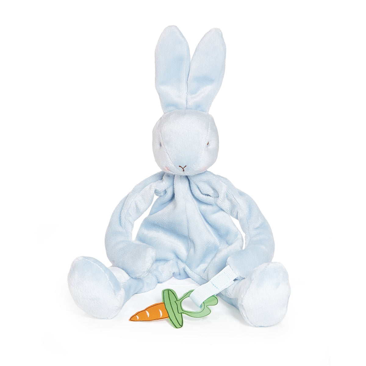 Bunnies By The Bay Bud Bunny Silly Buddy, a blue bunny lovey and dummy holder