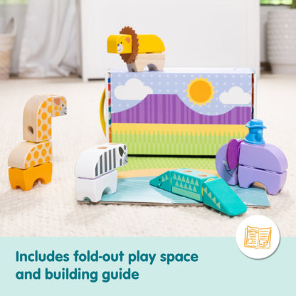 Melissa & Doug - Blockables™ Safari Play Set