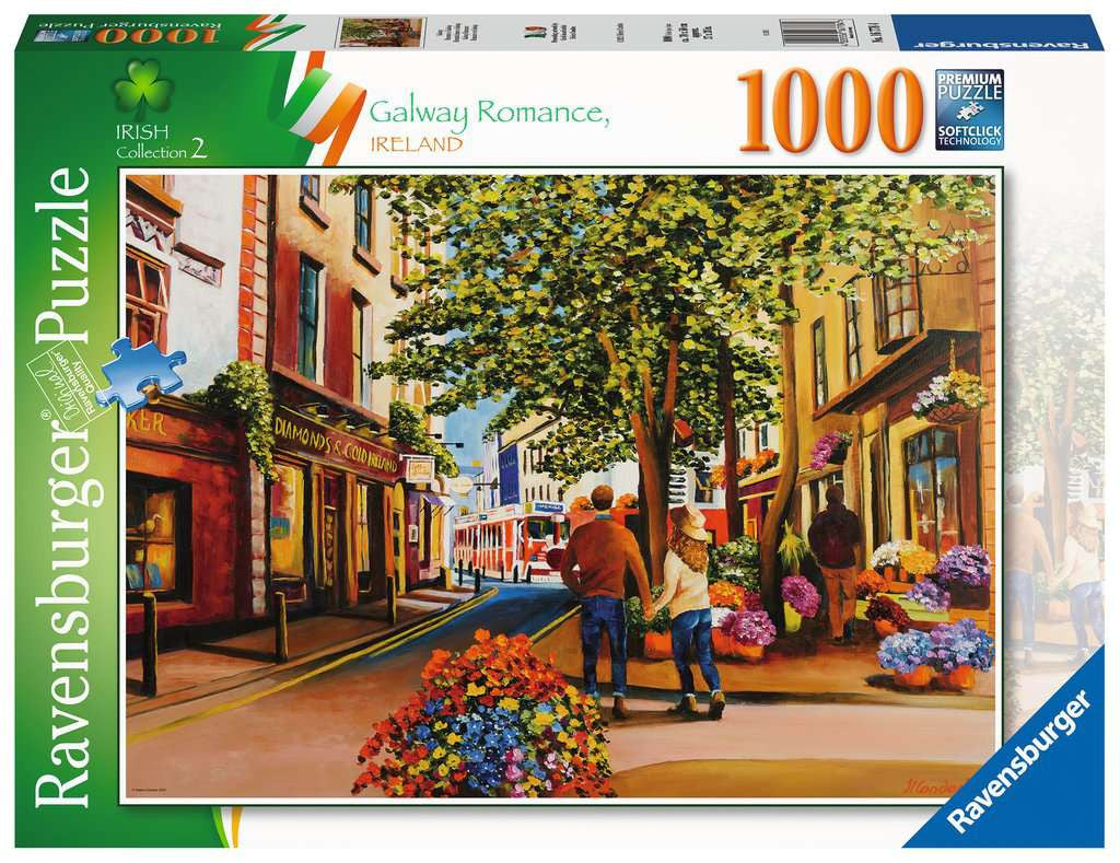 Ravensburger 1000pc - Irish Collection 2 - Galway Romance Puzzle