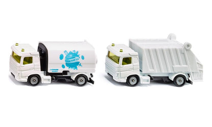 Siku - 1687 - Municipal Vehicle Set – Street Sweeper and Refuse Truck