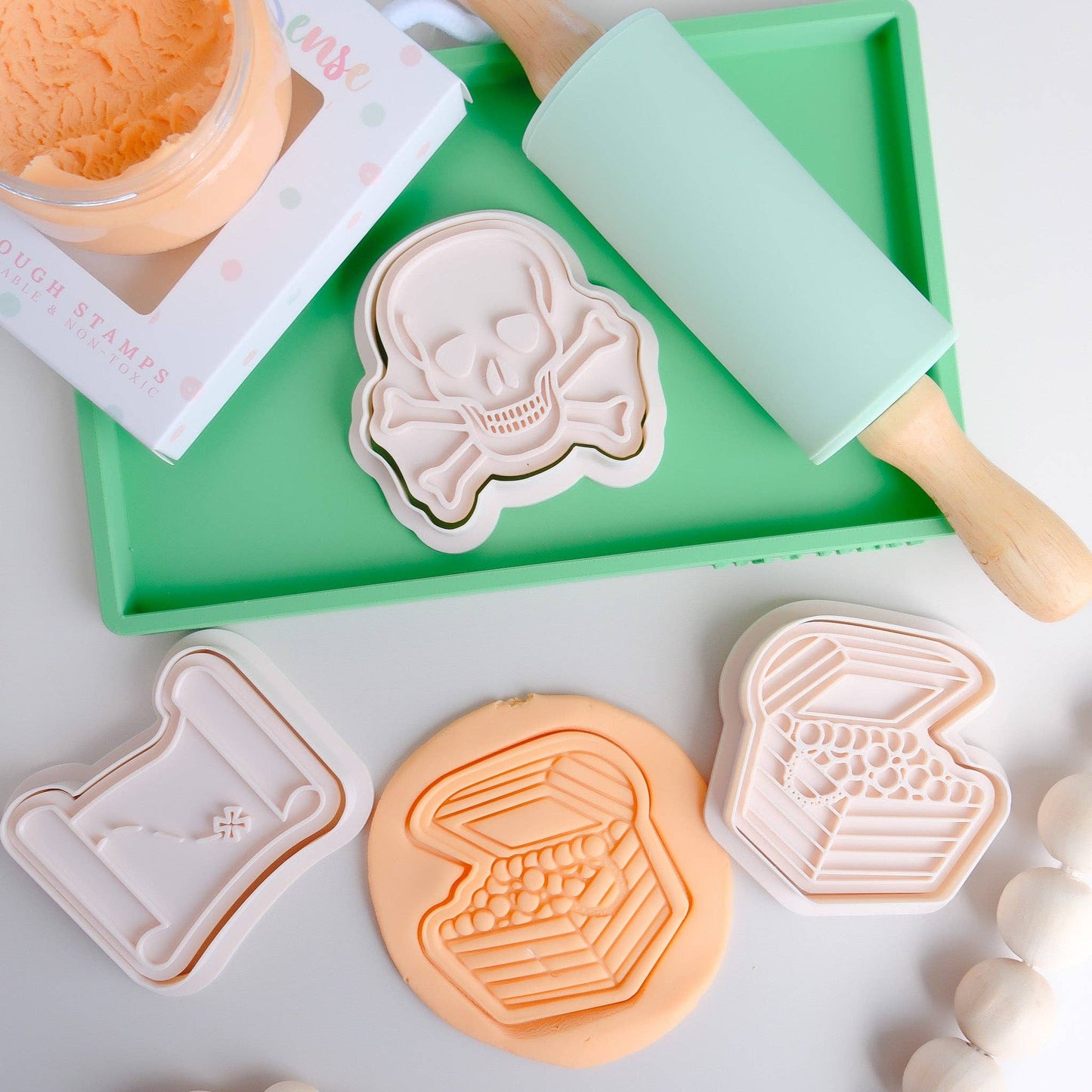 Play Sense - Eco Playdough Stamp | Treasure Chest
