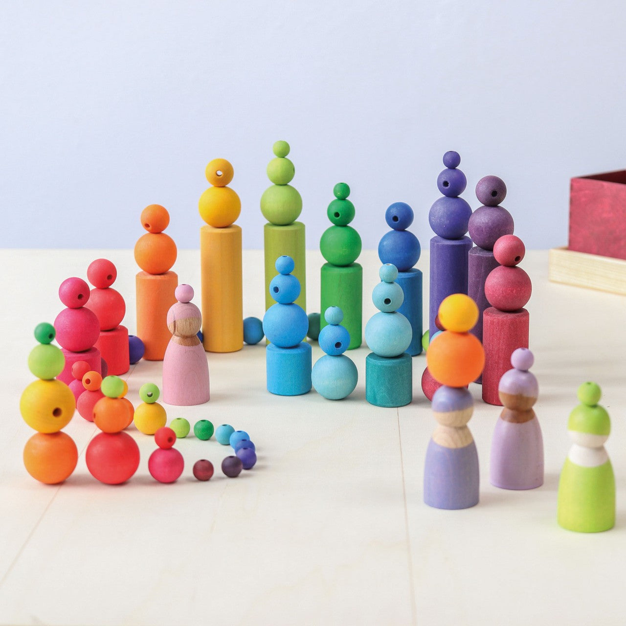 Grimm’s 120 Small Wooden Beads