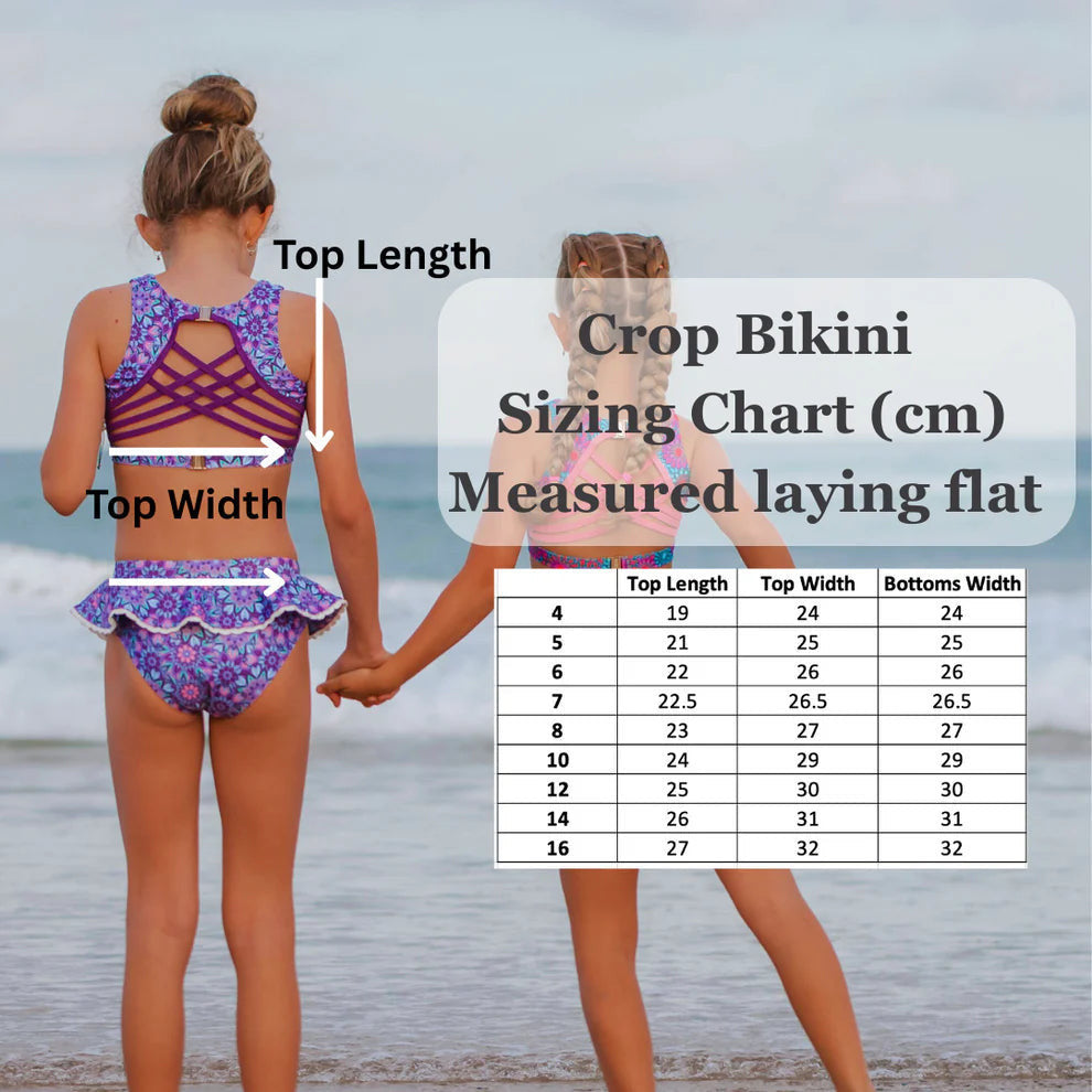 Fernleigh Avenue - Stevie Crop Bikini with Frill