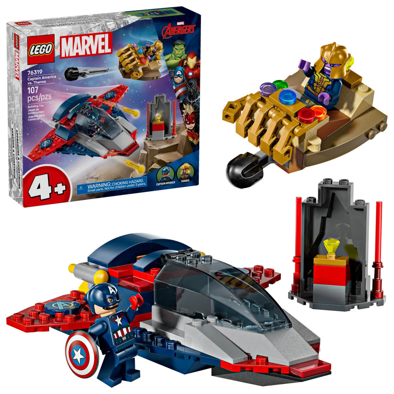 LEGO® Marvel - Captain America vs. Thanos 76319