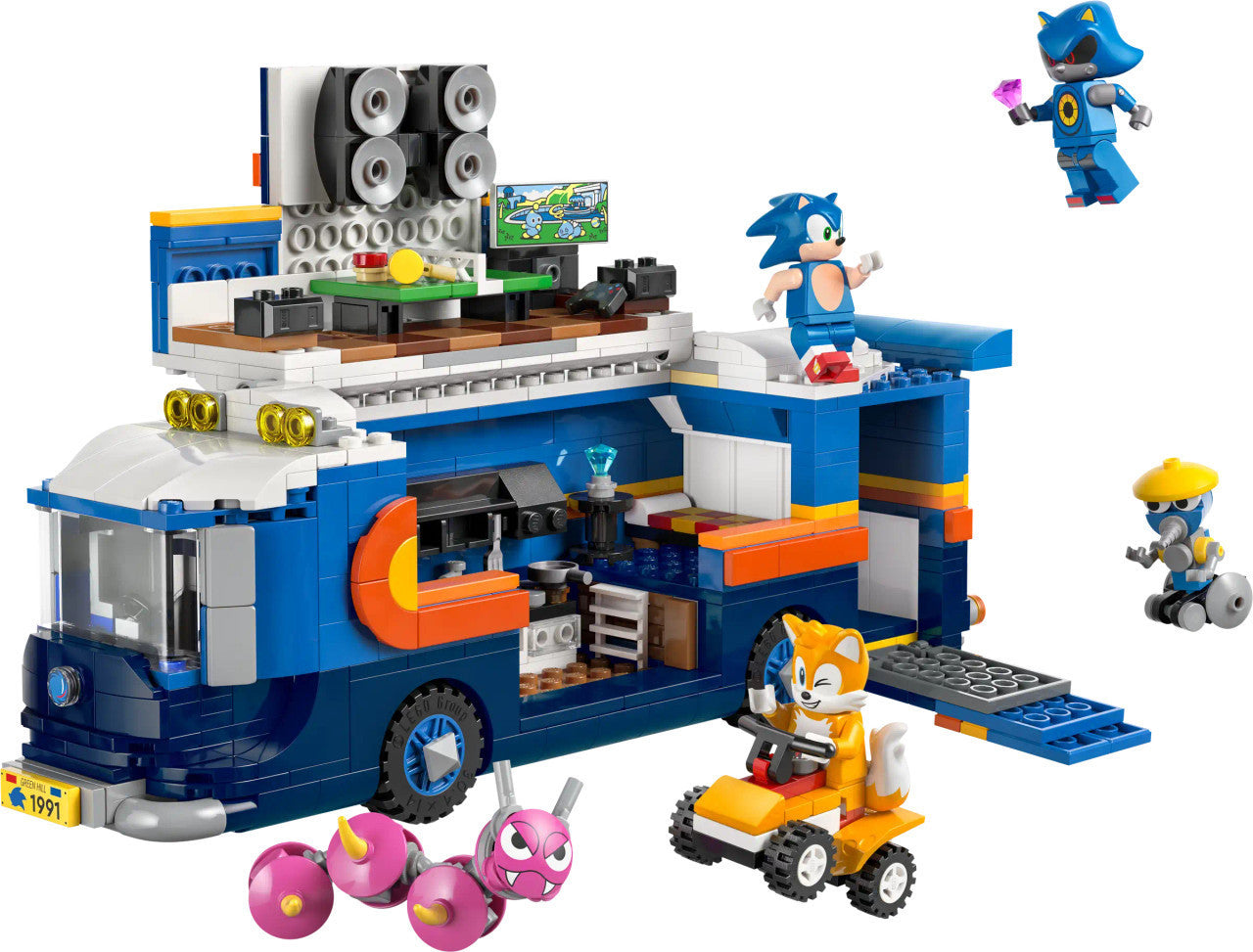 LEGO® Sonic the Hedgehog™ - Silver's Car vs. Knuckles' Monster Truck 77118
