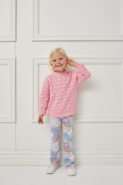 Milky - Bubblegum Knit Jumper (sizes 2-7)