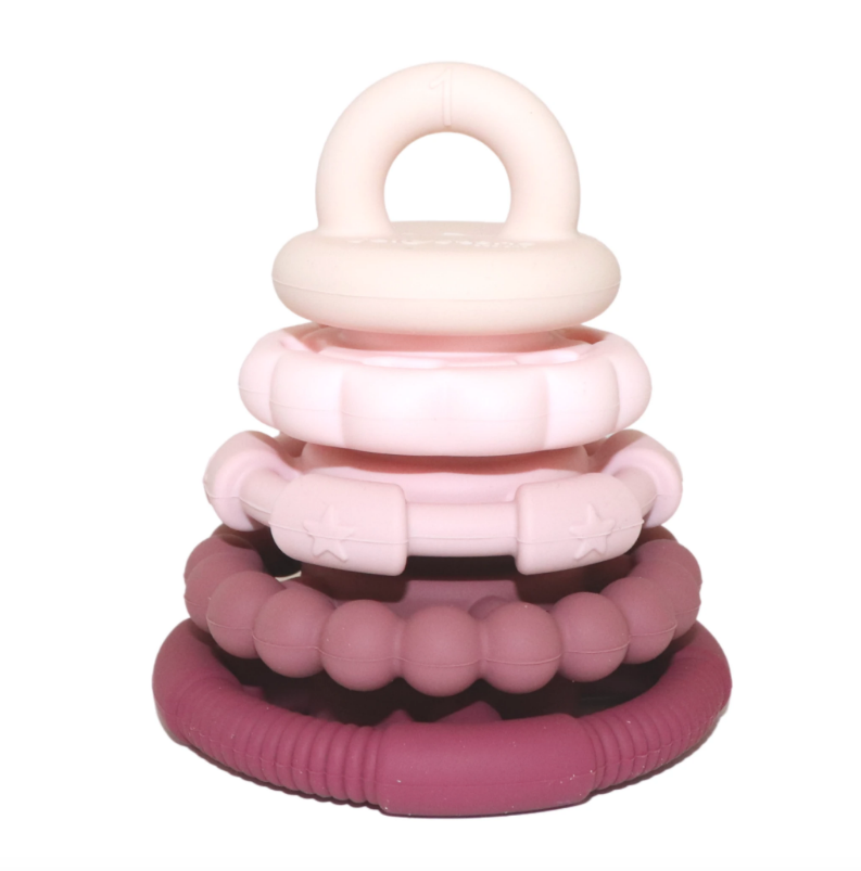 Jellystone- Rainbow Stacker & Teether Toy