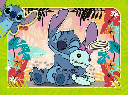 Ravensburger  -  Disney Stitch 4 in a Box - 12, 16, 20, 24pc Puzzles