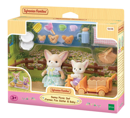 Sylvanian Families - Sunny Picnic Set - Fennec Fox Sister & Baby
