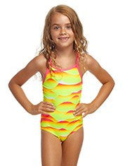 Funkita - Toddler Girls One Piece Swimmers - Custard Tart