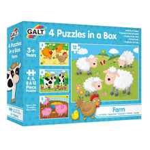 Galt - Four Puzzles In A Box - Farm