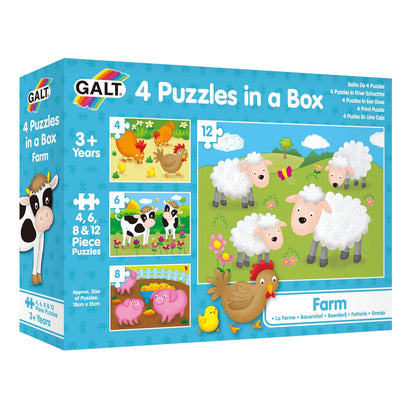 Galt - Four Puzzles In A Box - Farm