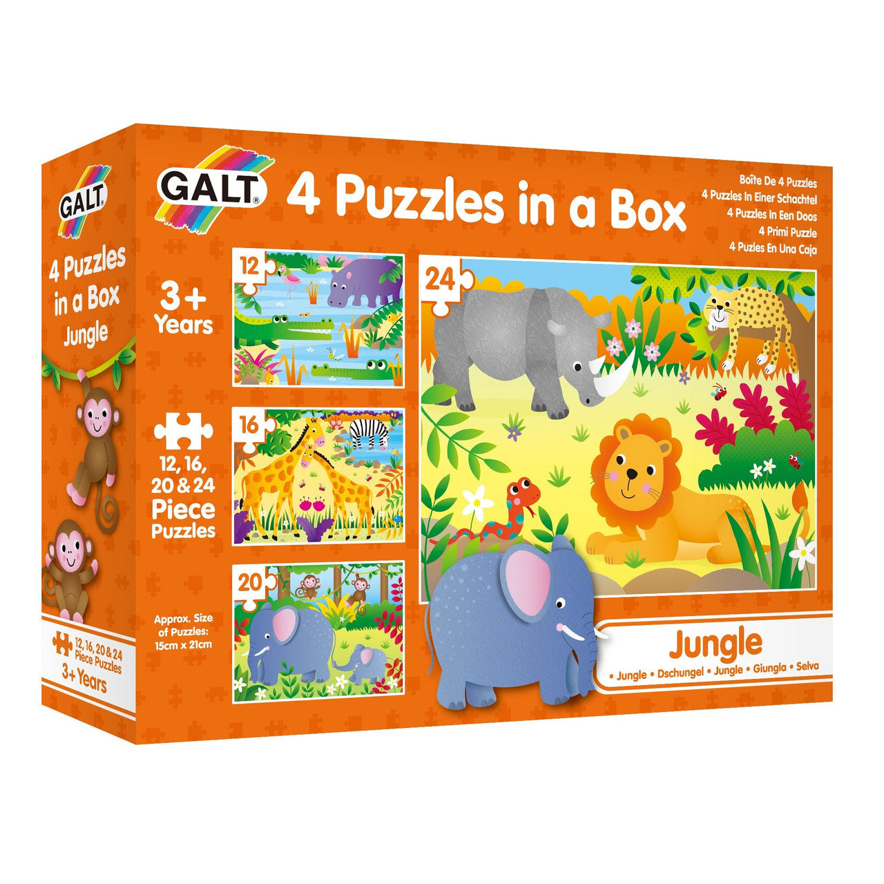 Galt - Four Puzzles In A Box - Jungle