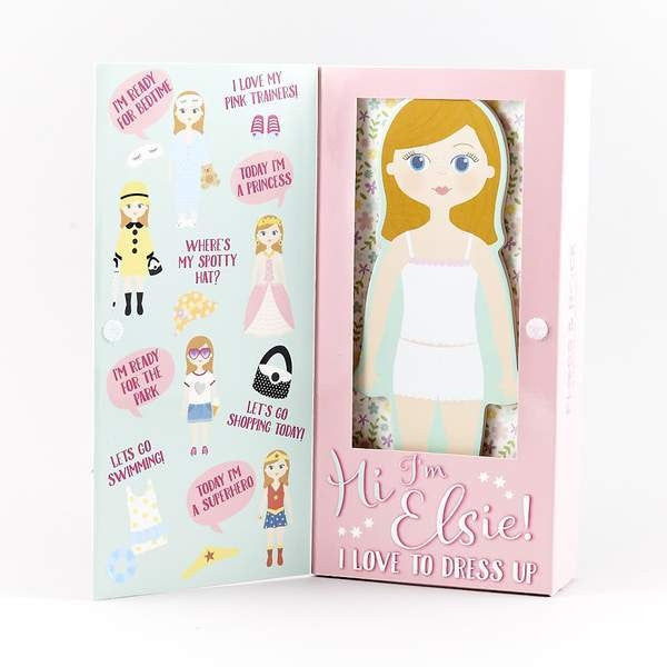 Floss & Rock Wooden Magnetic Dress up - Elsie