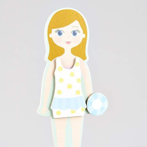 Floss & Rock Wooden Magnetic Dress up - Elsie