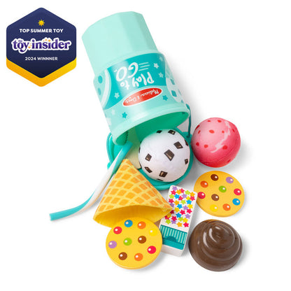 Melissa & Doug - Play to Go - Ice Cream Playset